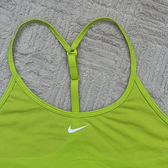 Nike Dri-fit Elastika Tank women’s training top in atomic green NWT Size Small - Picture 5 of 16